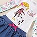 Novatx Cotton Baby Girl Clothes with Sunny Girl and Animals H5926 Crea (3/4y)