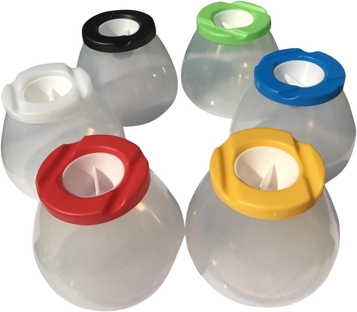 READY 2 LEARN Non-spill pots, multicolour, 33.33 ml (Pack of 6)