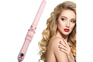 MODVICA 2024 Newest Automatic Curling Wand Rotating Curling Iron, Professional 28mm/1.1 Inch Hair Curler Hair Styling Irons Fast Heating Wand for Medium/Long Hair