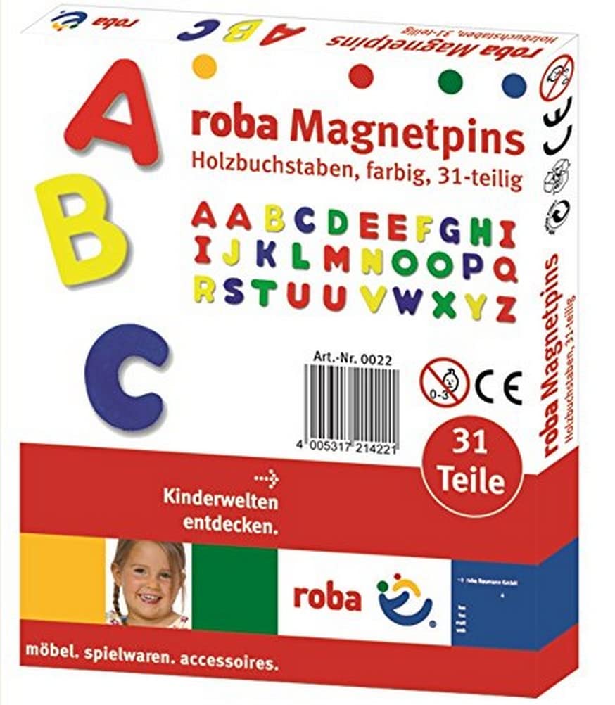 Roba Baumann GmbH Wooden Magnetic Letters