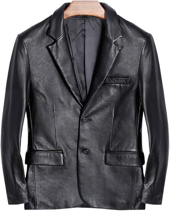 Amazon Jcstory テーラードジャケットメンズ レザージャケット メンズ 本革 レザーコート ブラック 羊革バイクジャケット ビジネス 通勤 革ジャン リアルレザー 皮ジャン シングル ブルゾン M コート ジャケット 通販