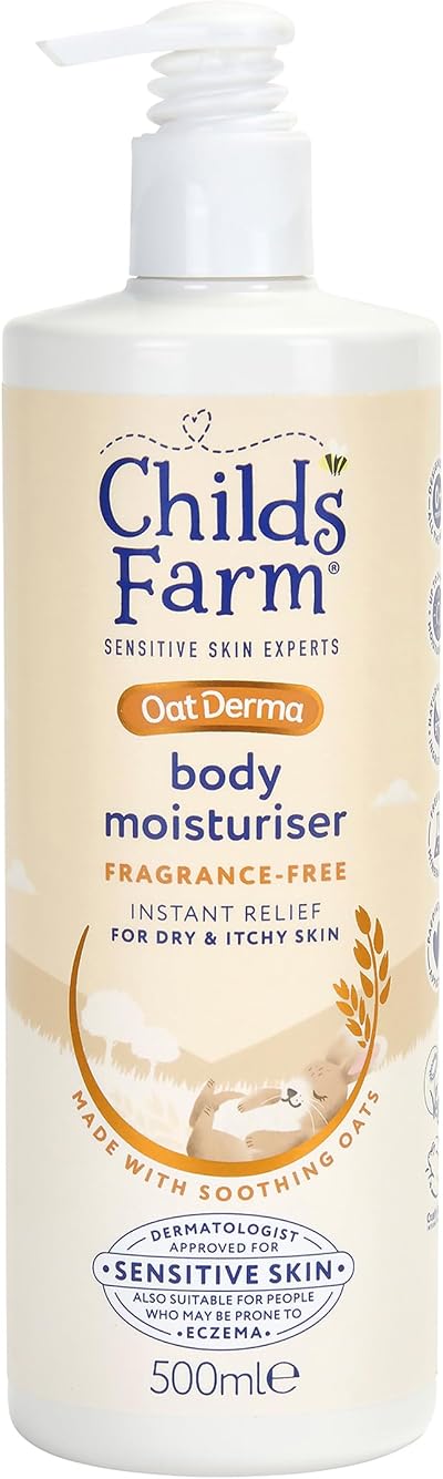 Childs Farm OatDerma Body Moisturiser Fragrance Free 500ml