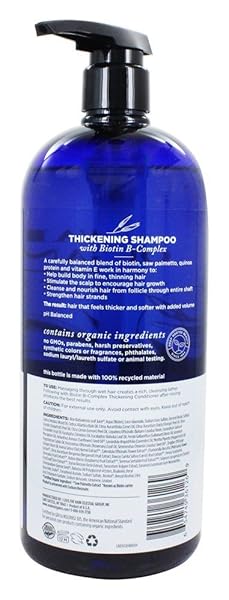 AVALON ORGANICS THERAPY BIOTIN B-COMPLEX THICKENING SHAMPOO, 32 OZ