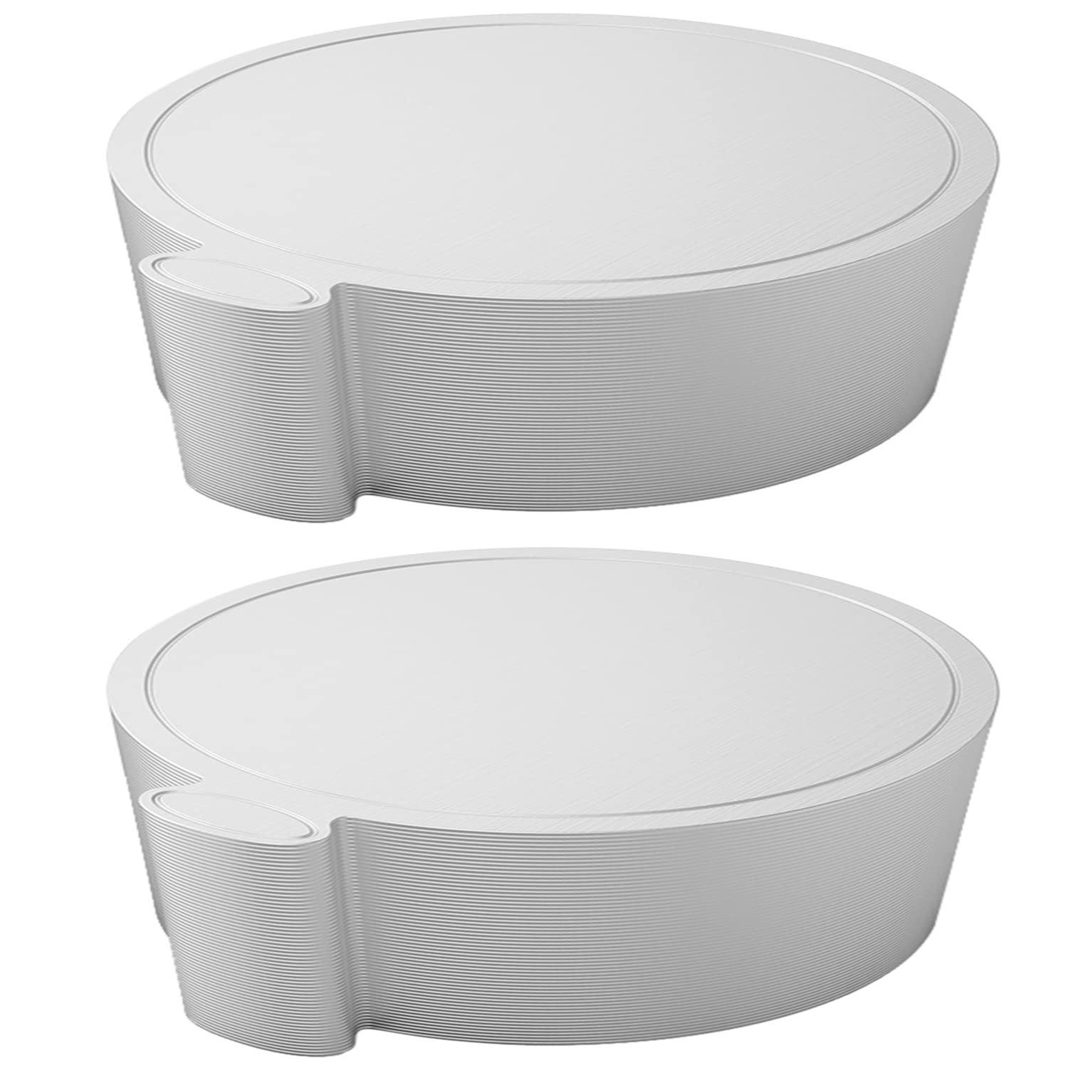 Photo 1 of 100 Pcs Silver Cake Boards Mini Round Cake Cardboard 3.5 Inch for Mousse Cupcake, Dessert, Decorating, 8cm