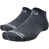 CloudLine Merino Wool Running Socks for Men and Women - Ultralight, Anti-Blister, Moisture Wicking Socks, Made in USA 1 Pair