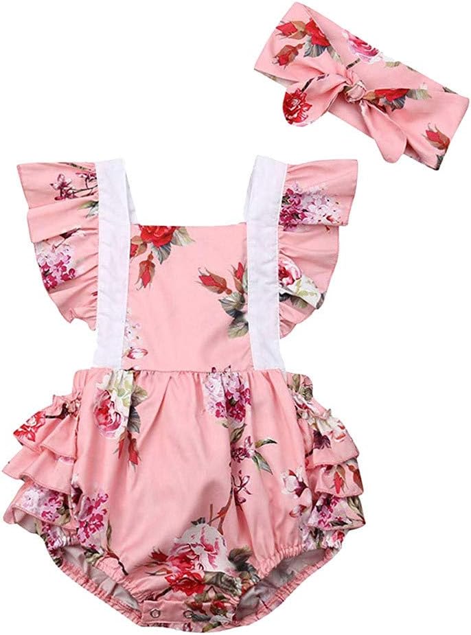 KpopBaby Toddler Girls Summer Sets, Sleeveless Lace Ruffle Cotton Linen Lattice Bowknot Bodysuit RomperJumpsuit Outfit Set