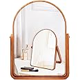 ZOROSY Wood Makeup Mirrors for New Years - Rectangle Wall-Mounted Mirrors Table Mirrors for Living Room - New Years Gifts (16.5" L x 12" W)
