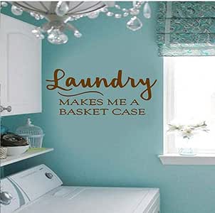Lavandería me hace una cesta Calcomanías de calcomanías Vinilos para el