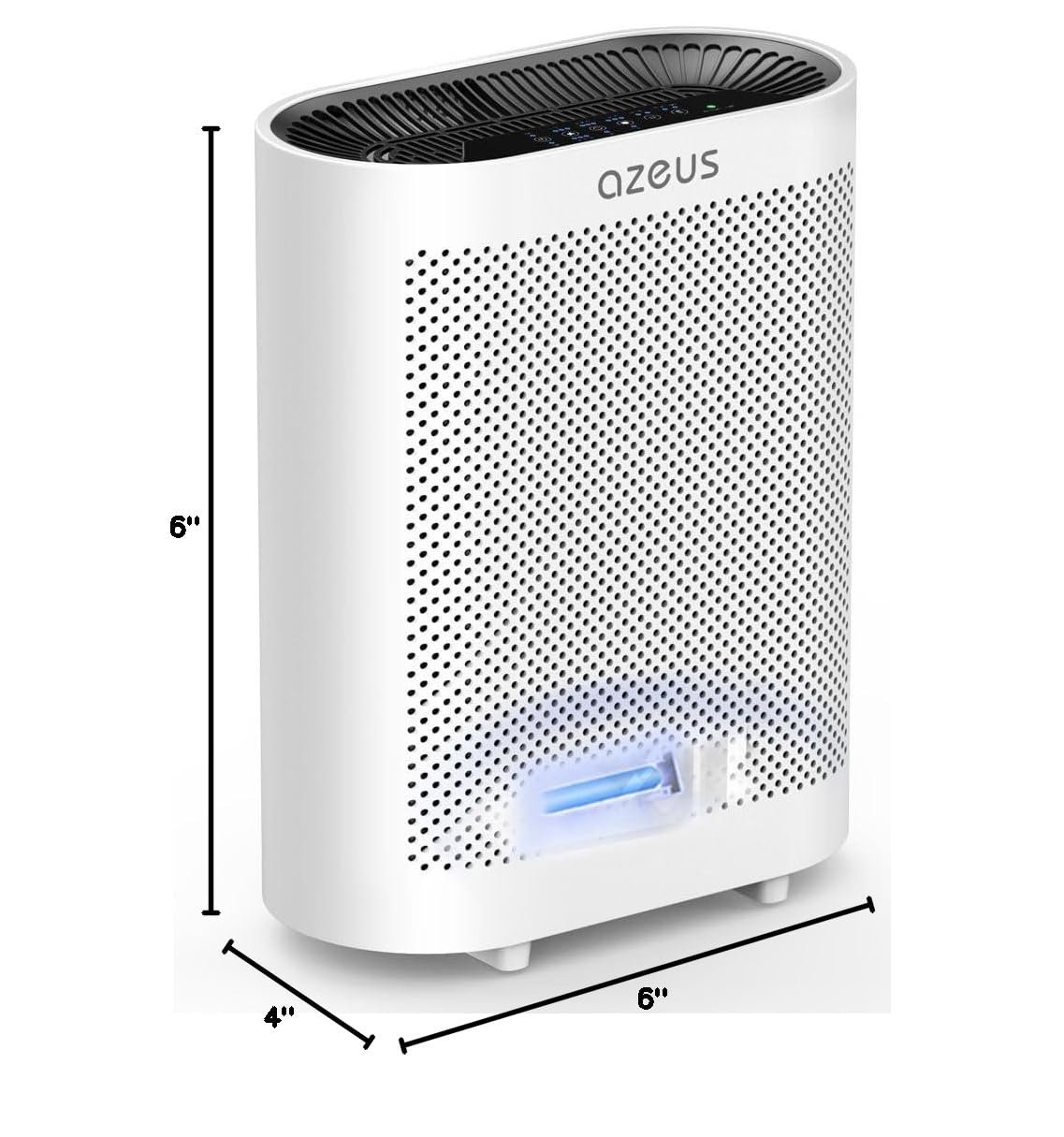 Azeus True HEPA Air Purifier GL-FS32 | 4-Stage Filtration System, Ultra-Quiet Operation, and Air Quality Sensor | Ideal for Large Rooms, Bedrooms, and Offices