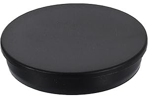 uxcell Silicone Hole Plug, Waterproof Round Rubber Stoppers Bottle Seal Plugs Tube Pipe End Caps for 75mm/2.95" Hole for Bathtub Bottle, Black