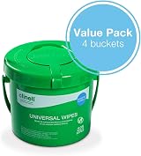 Clinell Universal Cleaning Wipes 900 Wipes 4 Buckets Surface Disinfectant view 2