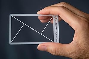 NEW YORK CITY PHOTO SAFARI Golden Triangle Composition Tool View Finder/Viewer Photography/Painting/Drawing Credit Card Size Fits in Wallet/Camera Bag (1)