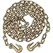 2 pack 5/16" x 20' G70 Tow Chain Binder Tie Down Flatbed Truck Trailer Chain primary