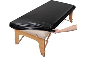 Massage Bed Cover | PU Leather Fitted Pad | Massage Table Topper | for Beauty Salon Professional Home Training Clinic Wellnes