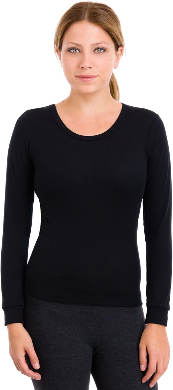 black thermal top women's