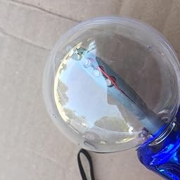 flashing panda meteor storm led changing pattern spinner wand