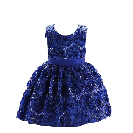 royal blue colour one piece dress