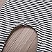 ITFABS Newborn Baby Boy Girl Cute Striped Jumpsuit Sleeveless Romper Outfit Clothes (80(6-12months), Black/White)