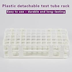 BIPEE Plastic Test Tube Rack, 60 Holes，Test Tube