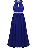 YiZYiF Kinder Mädchen Kleider Festlich Spitze Blumenmädchenkleid Kleider Hochzeit Party