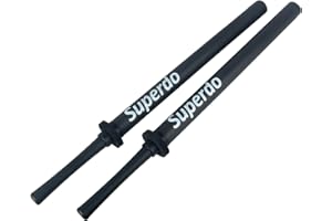 Superdo Foam Sword Practice Swords (Double Pack Black)