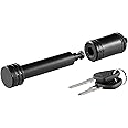 CURT 23518 Black Trailer Hitch Lock, 5/8-Inch Pin Diameter, Fits 2-Inch Receiver