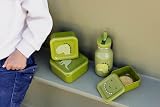 Trixie Drinking Bottle Mr. Dino 350ml Stainless Steel Green Leakproof view 4