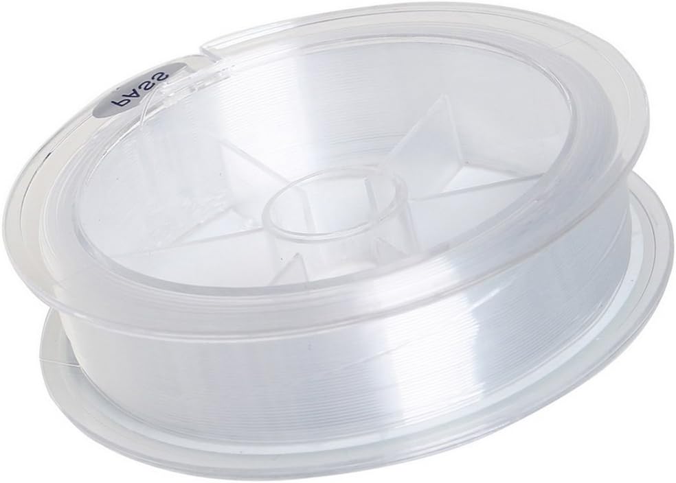 Clear Fishing Line, 110Yards/100M Nylon Monofilament Fishing Wire Strong Fly Line Backing Craft DIY Tool : Sports & Outdoors