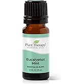 Plant Therapy Eucalyptus Mint Essential Oil Blend 10 mL (1/3 oz) Invigorating, Breathe Easier Aromatherapy Blend for Diffuser