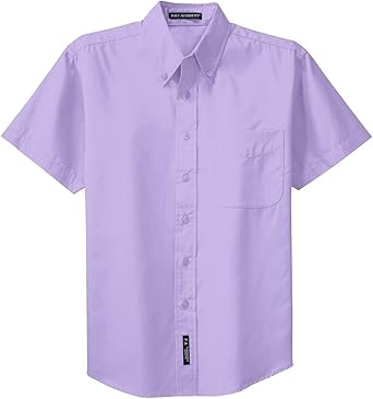 lavender short sleeve dress shirt