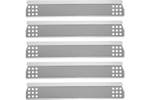 Damile 16 1/8” Grill Heat Plates Shield Flame Tamer, BBQ Gas Grill Replacement Parts for Kitchen Aid 720-0733 720-0745 720-0826 720-0893, Jenn-Air 720-0720, 720-0727, Outdoor Gourmet GR2057601-OG-00