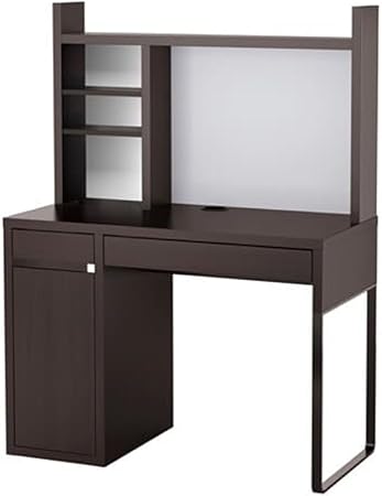 Ikea Micke 499 267 49 Station De Travail Pour Ordinateur Noir Marron Taille 41 3 8 X 19 5 8 Amazon Fr Cuisine Maison
