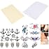 Papier Pour Tatouage Temporaire Imprimable - 5 Feuilles A4 - Compatible Jet D'encre Et Laser