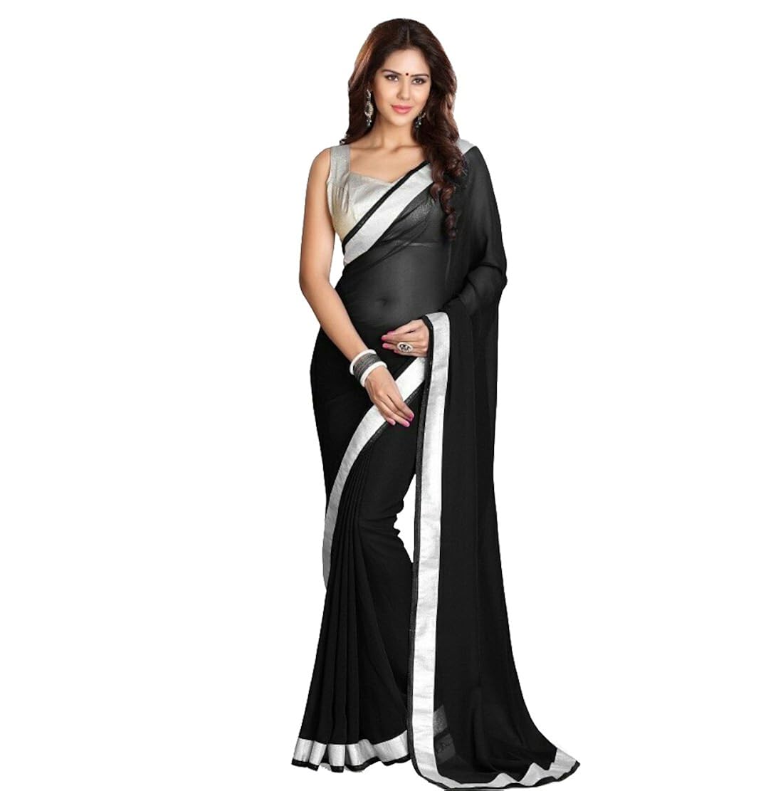 party wear saree for girl