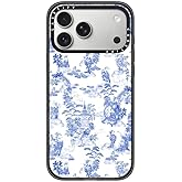 CASETiFY Impact iPhone 17 Pro Max Case [Slim/Compatible with Magsafe / 8.2 ft. 4X Military Grade Drop Protection] - Moon Caravan Toile - Clear Black