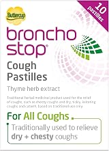 Bronchostop Cough Pastilles 10 pastilles Thyme Marshmallow Root UK view 1