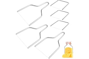 6Pcs Cheese Slicer, Stainless Steel Cheese Cutter, Handheld Butter Cutter Tools, Wire Butter Cheese Grater, Cheese Cutter for