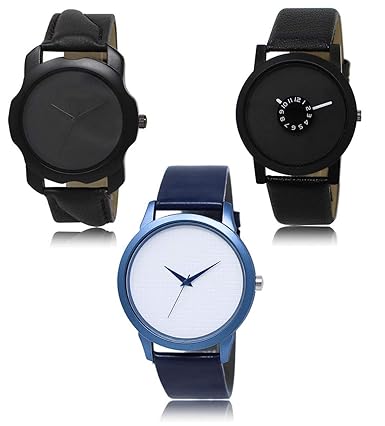 Mens Analogue 3 Piece Watch Combo Set(VW-LR-22-25-33)