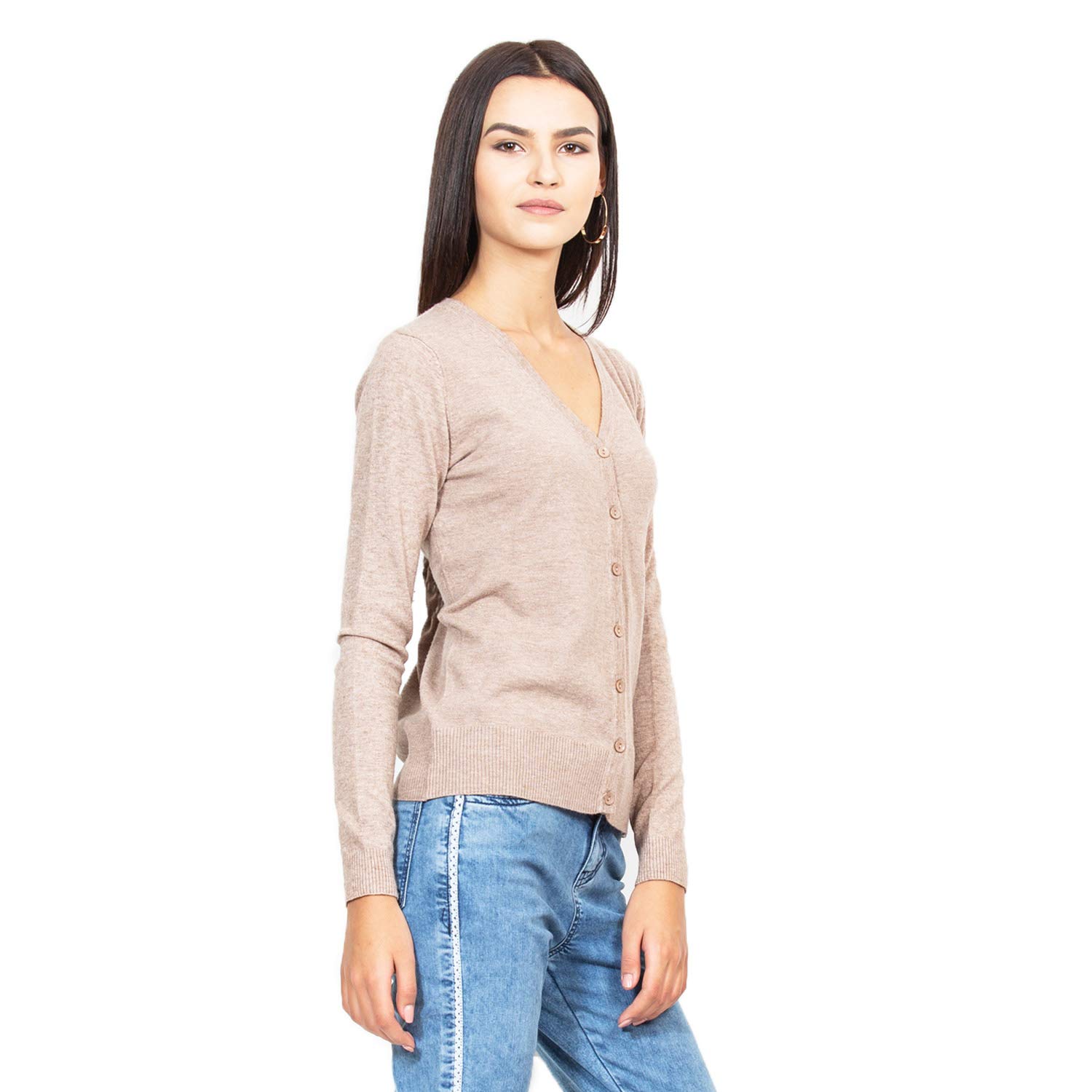 global republic woollen regular fit women's cardigan