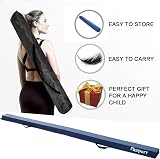 FBSPORT Gymnastics Beam 270cm 9ft PU Leather Folding Balance Beam Home Use view 6