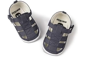 HsdsBebe Infant Baby Boys Girls Summer Beach Sandals Breathable Athletic Anti-slip Soft Sole Newborn First Walker Crib Shoes