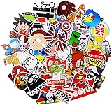 KONLOY Sticker Pack 100-Pcs Sticker Decals Vinyls for Laptop,Kids,Cars,Motorcycle,Bicycle,Skateboard Luggage,Bumper Stickers Hippie Decals bomb Waterproof (100Pcs)