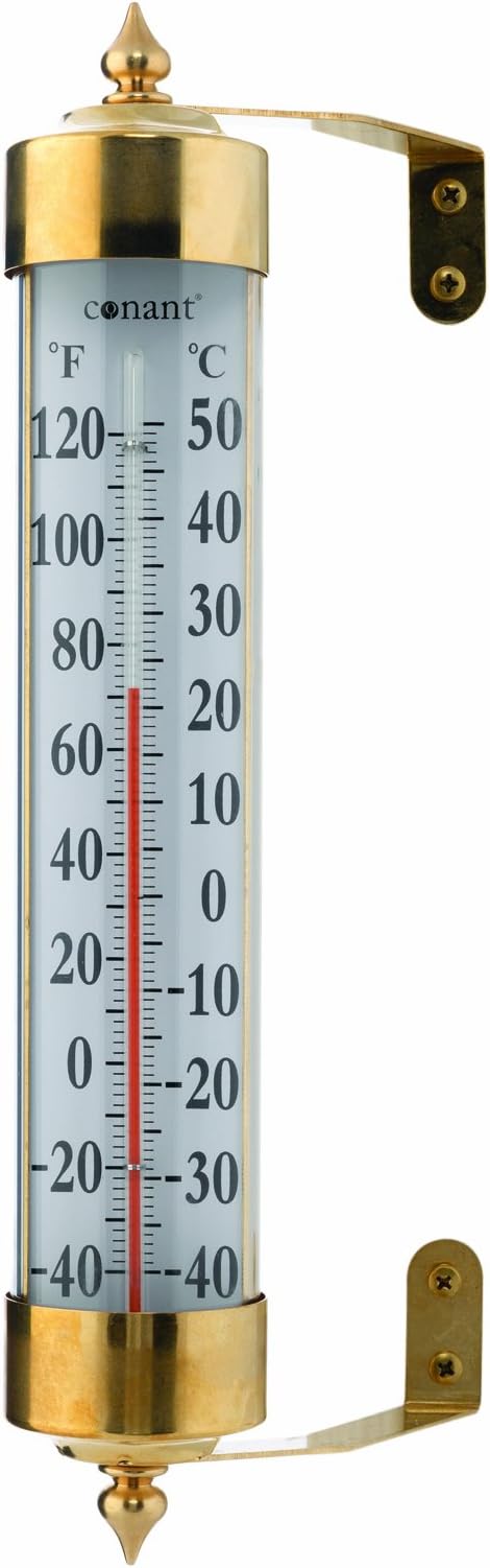Conant T16LFB Thermometer - Brass