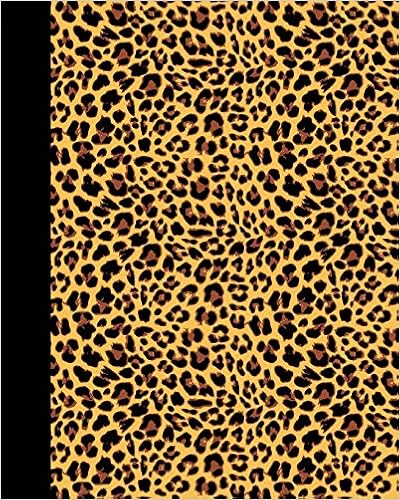 Sketch Journal: Animal Print (Leopard) 8x10 - Pages are LINED ON THE BOTTOM THIRD with blank space on top (8x10 Animal Print Sketch Journal Series), by Premise Content Sketch Journal: Animal Print (Leopard) 8x10 - Pages are LINED ON THE BOTTOM THIRD with blank space on top (8x10 Animal Print Sketch Journal Series), by Premise Content