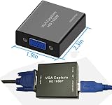 ABUNRO VGA HD Capture Card HD 1080p USB 2.0 Grabber for Streaming Record Live view 9