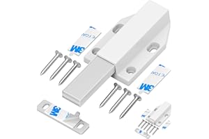 Magnetic Push Latch Without Nail Installation Tonitrui Heavy Duty Magnetic Touch Latches for Large Door Push Release Latch Ki