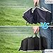 Travel Umbrella, Ace Teah Auto Open Close Folding Umbrella 49.5 Inch with Safe Lock Design and Reflective Strip, waterbreak Teflon Compact Portable Rain Umbrella 10 Ribs, Black