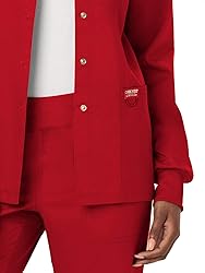 Cherokee Women's Snap Front Warm-up