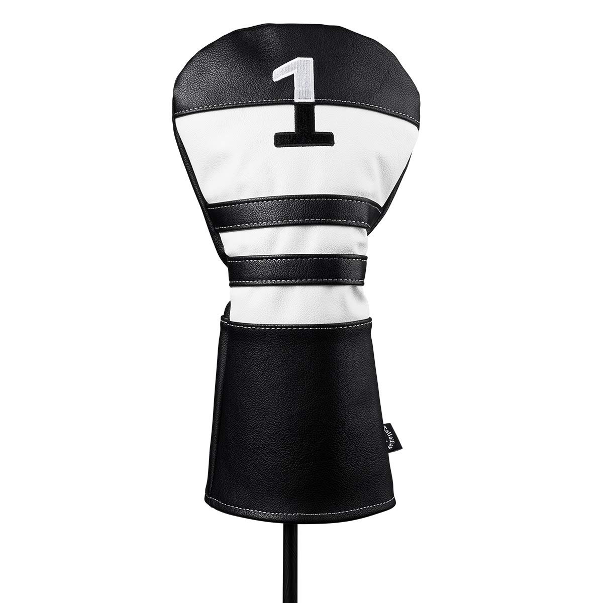 Callaway Unisex-Adult 2020 Vintage Synthetic Leather Driver Headcover Golf Driver Headcovers, Black/White, One Size