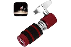 Anjetan Standard Hi-Hat Clutch, Aluminum Alloy Hi Hat Stand Post for 7mm/0.3in Pull Rod, Jazz Drum Clutch, Jazz Drum Cymbal Parts Accessories, Quick Release Percussion Instrument Hi Hat Clutch